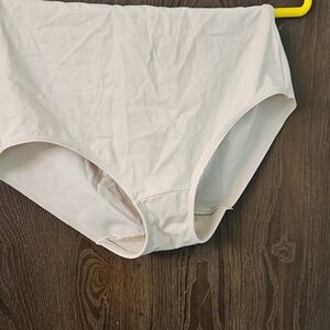 Cream High-Waisted Briefs